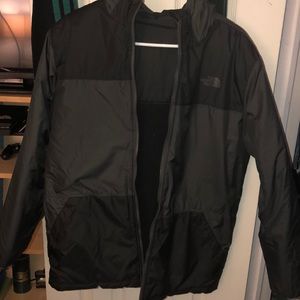 North face double sided jacket